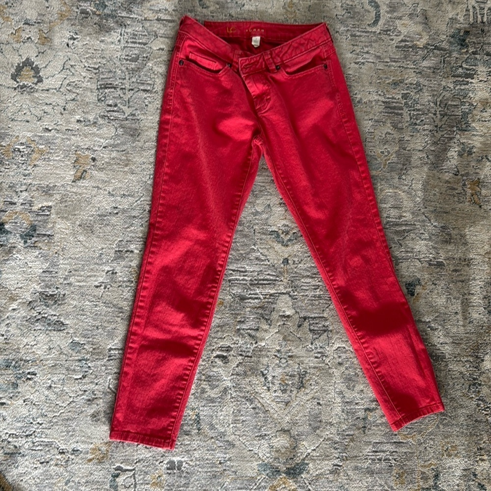 LC jeans size 2 red color